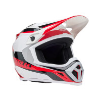 BELL MX-9 Mips Helm - Rift Gloss Red/White