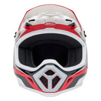 BELL MX-9 Mips Helm - Rift Gloss Red/White