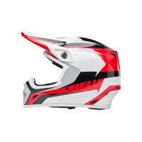 BELL MX-9 Mips Helm - Rift Gloss Red/White