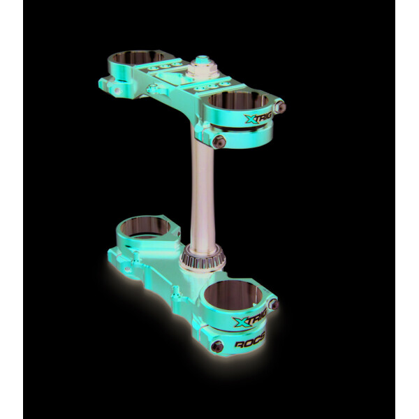 Xtrig ROCS pro Gabelbrücke Kawasaki KXF 450 19-26/ KXF 250 21-26 Offset 21-23 braun