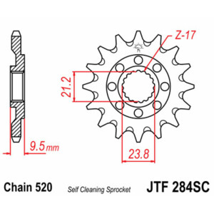 JT Ritzel CRF250/450 14T