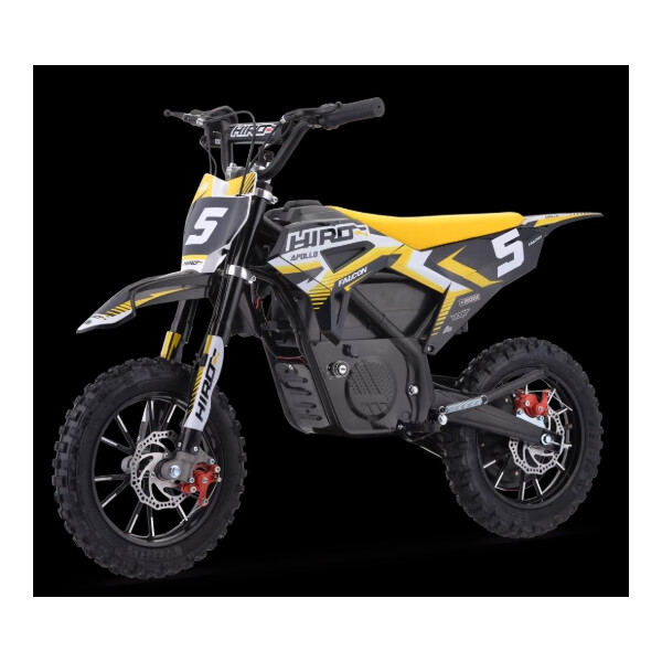 Pocketbike Hiro Falcon 550W Gelb
