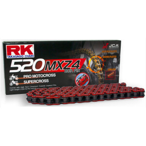 RK Kette 520 MXZ4 116 Rot/Schwarz