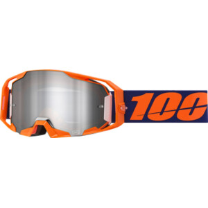Armatic Goggle Neon Orange - Mirror Silver Flash Lens
