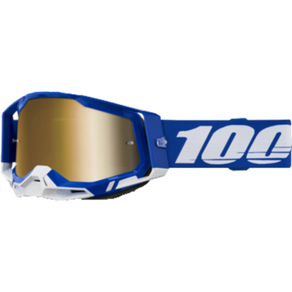 Racecraft 2 Goggle Blue - Mirror True Gold Lens
