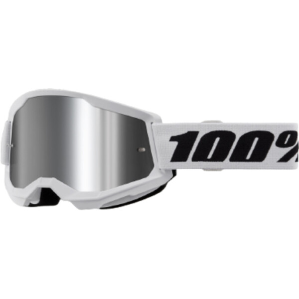 STRATA 2 Goggle White - Mirror Silver Lens