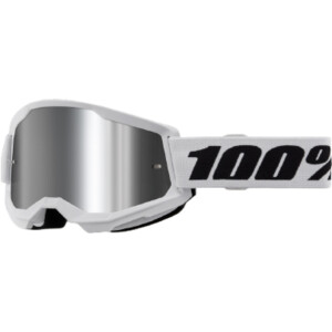 STRATA 2 Goggle White - Mirror Silver Lens