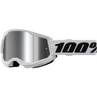 STRATA 2 Goggle White - Mirror Silver Lens