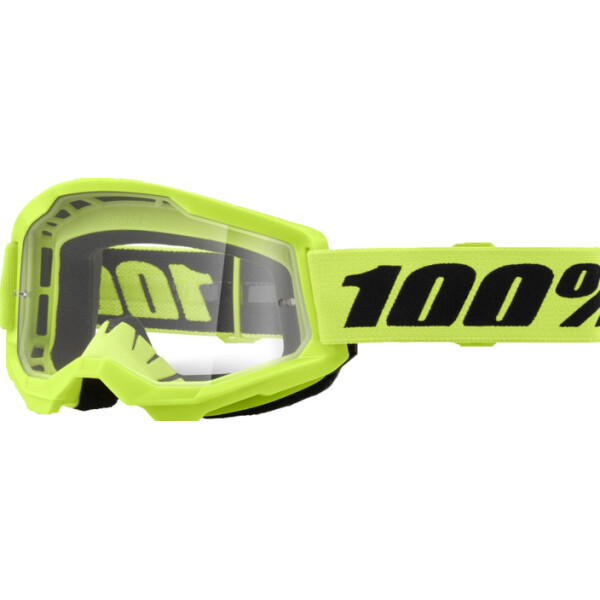 STRATA 2 Goggle Neon Yellow - Clear Lens