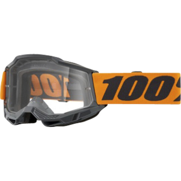 STRATA 2 Goggle Neon Orange - Clear Lens