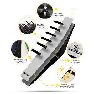 Yamaha YZ125 22-24 /YZ250 22-24 WEISS/BLAU/SCHWARZ...