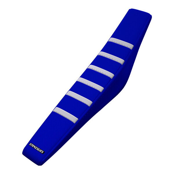 Yamaha YZ65 18-24 WEISS/BLAU/BLAU Gripper Gerippter Sitzbezug