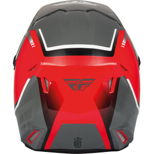 Fly Helmet ECE Kinetic Vision Red-Grey (50-YM)