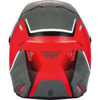Fly Helmet ECE Kinetic Vision Red-Grey (50-YM)