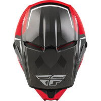 Fly Helmet ECE Kinetic Vision Red-Grey (50-YM)