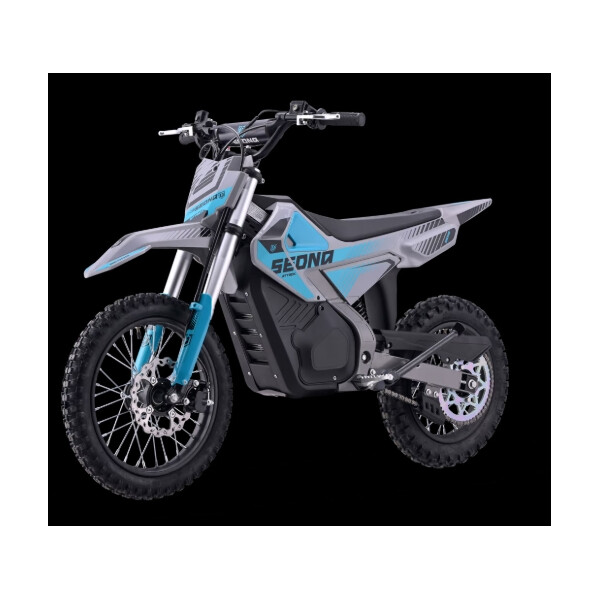 Dirtbike Kinder Elektro Sedna Attack 1200 Blau