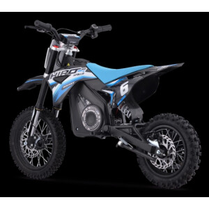 Dirtbike Kinder Elektro Hiro Rakete 1000W Blau