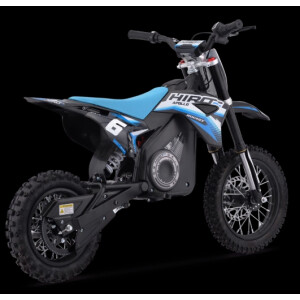 Dirtbike Kinder Elektro Hiro Rakete 1000W Blau