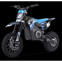 Dirtbike Kinder Elektro Hiro Rakete 1000W Blau