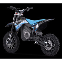 Dirtbike Kinder Elektro Hiro Rakete 1000W Blau