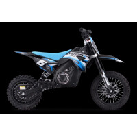 Dirtbike Kinder Elektro Hiro Rakete 1000W Blau