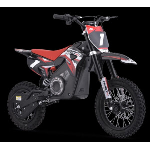 Dirtbike Kinder Elektro Hiro Rakete 1200W Rot