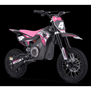Dirtbike Kinder Elektro Hiro Rakete 1000W Rosa