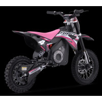 Dirtbike Kinder Elektro Hiro Rakete 1000W Rosa