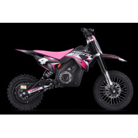 Dirtbike Kinder Elektro Hiro Rakete 1000W Rosa