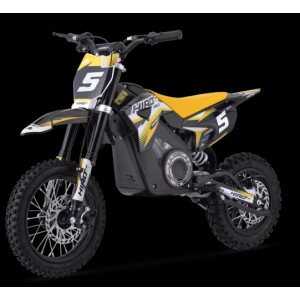 Dirtbike Kinder Elektro Hiro Rakete 1000W Gelb