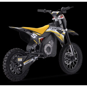 Dirtbike Kinder Elektro Hiro Rakete 1000W Gelb