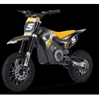 Dirtbike Kinder Elektro Hiro Rakete 1000W Gelb