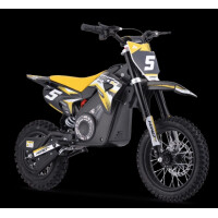 Dirtbike Kinder Elektro Hiro Rakete 1000W Gelb