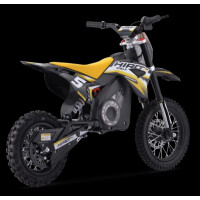 Dirtbike Kinder Elektro Hiro Rakete 1000W Gelb