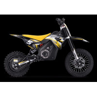 Dirtbike Kinder Elektro Hiro Rakete 1000W Gelb