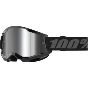 Goggle Strata 2 Junior Black - Mirror Silver Lens