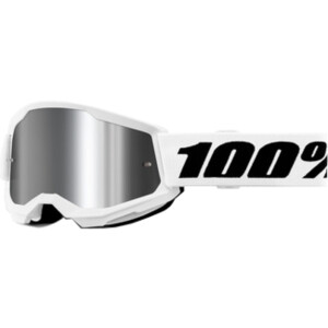 Goggle Strata 2 Junior White - Mirror Silver Lens