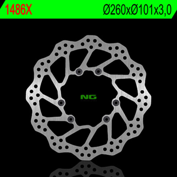 NG BRAKES Bremsscheibe Wave starr vorne CRF250/450 15-24