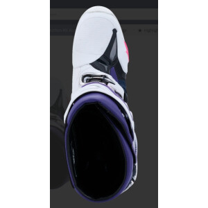 Alpinestars TECH 10 Weiß, Navy, Fluorescent Pink, Lila