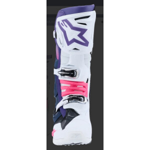 Alpinestars TECH 10 Weiß, Navy, Fluorescent Pink, Lila