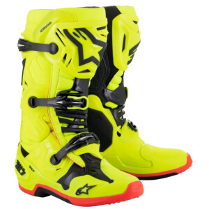 Alpinestars TECH 10 Schwarz, Gelb, fluoreszierend,...