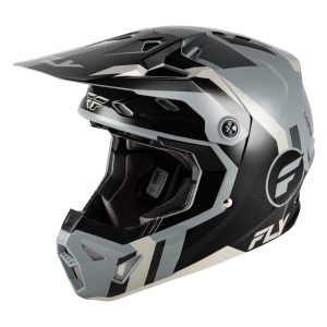 FLY RACING Formula CP Seal Helm - Schwarz/Grau