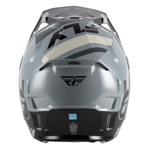 FLY RACING Formula CP Seal Helm - Schwarz/Grau