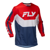 FLY RACING Kinetic Jersey - Rot/Weiß/Blau