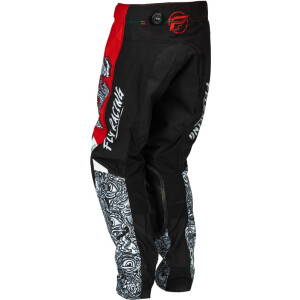 FLY RACING Kinetic Mutant Jugendhose - Rot/Weiß/Schwarz