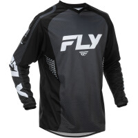 FLY RACING F-16 Jersey - Schwarz/Weiß