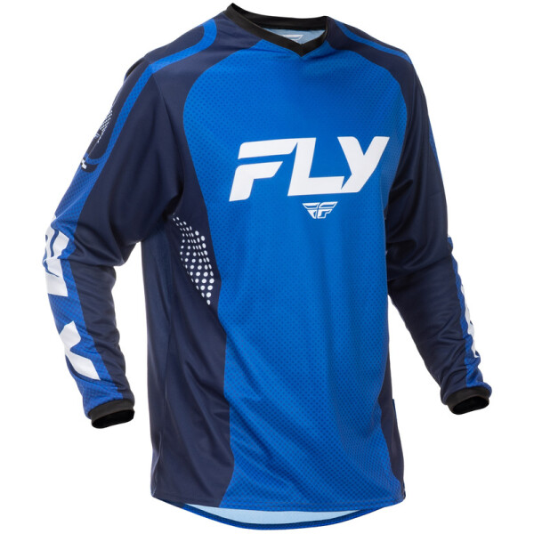 FLY RACING F-16 Jersey - Blau/Dunkelblau/Weiß