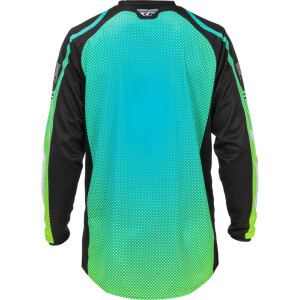 FLY RACING F-16 Jersey - Aqua/Schwarz/Weiß