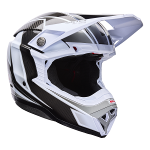 BELL Moto-10 Spherical Helm - Grid White/Black/Grey