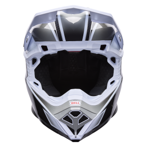 BELL Moto-10 Spherical Helm - Grid White/Black/Grey